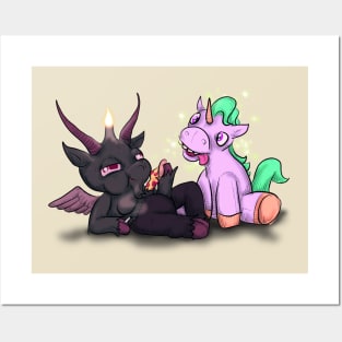 Baphomet and Unicorn Posters and Art